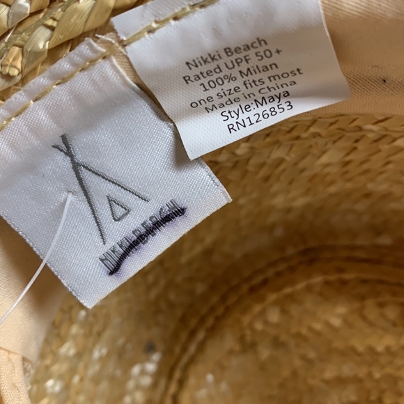 Free people Nikki beach weekender hat new without tags one size upf 50+ main image 5